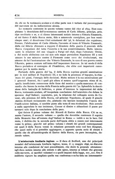 Minerva rassegna internazionale