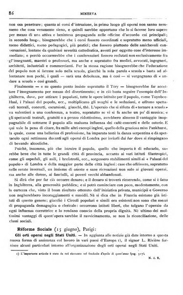 Minerva rassegna internazionale