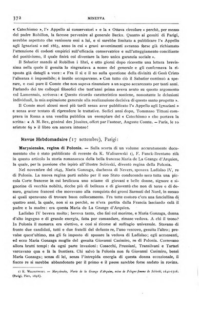 Minerva rassegna internazionale