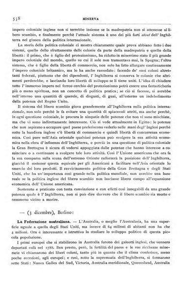 Minerva rassegna internazionale