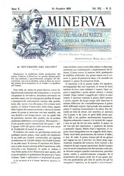 Minerva rassegna internazionale