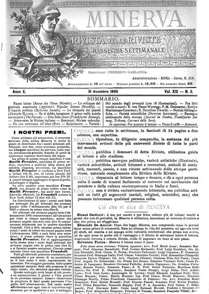 Minerva rassegna internazionale