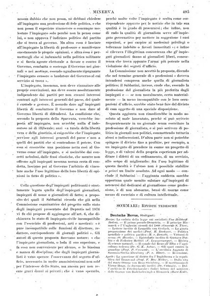 Minerva rassegna internazionale