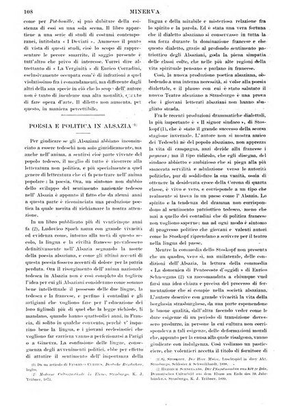 Minerva rassegna internazionale