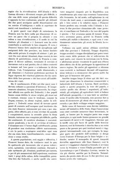 Minerva rassegna internazionale