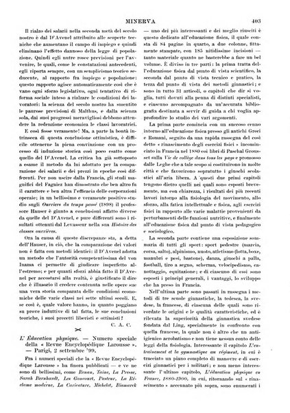 Minerva rassegna internazionale