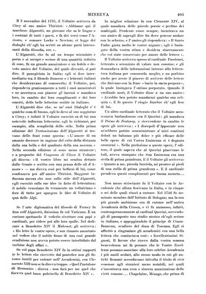 Minerva rassegna internazionale