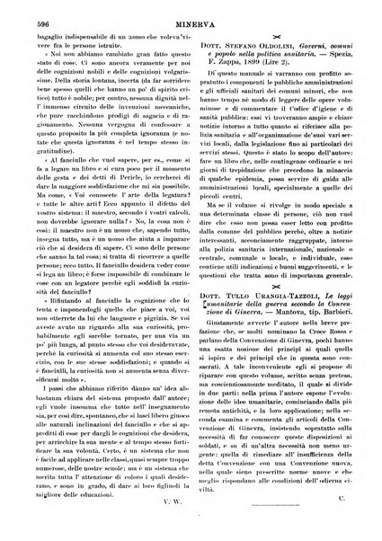 Minerva rassegna internazionale