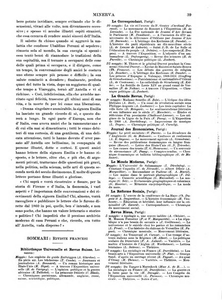 Minerva rassegna internazionale