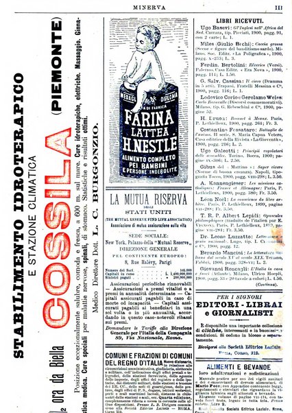 Minerva rassegna internazionale