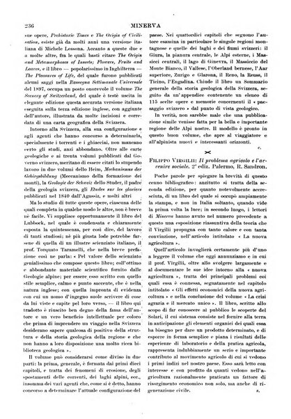 Minerva rassegna internazionale