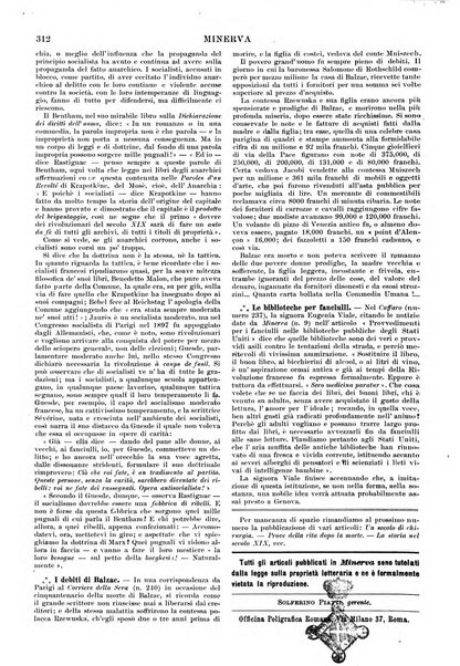 Minerva rassegna internazionale