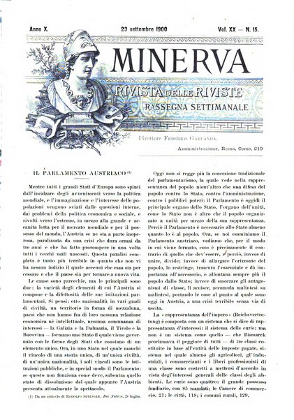 Minerva rassegna internazionale