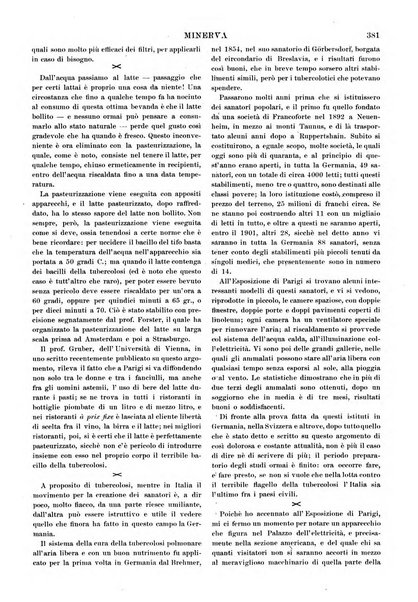 Minerva rassegna internazionale