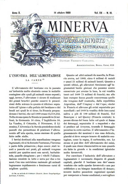 Minerva rassegna internazionale