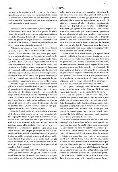 Minerva rassegna internazionale