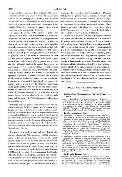 Minerva rassegna internazionale