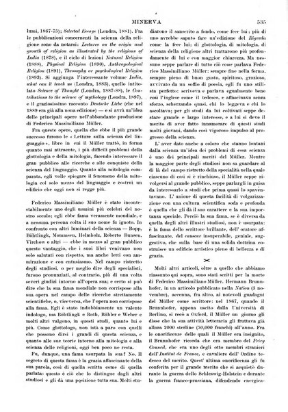 Minerva rassegna internazionale