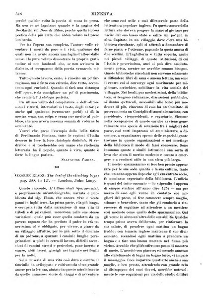 Minerva rassegna internazionale