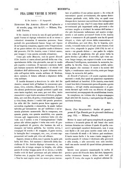 Minerva rassegna internazionale