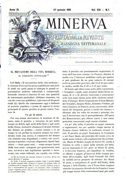 Minerva rassegna internazionale