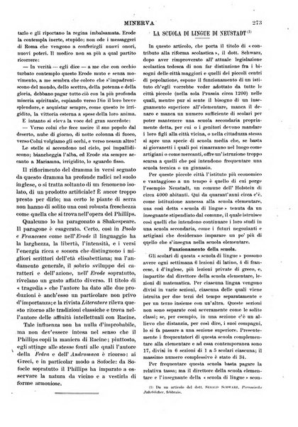 Minerva rassegna internazionale