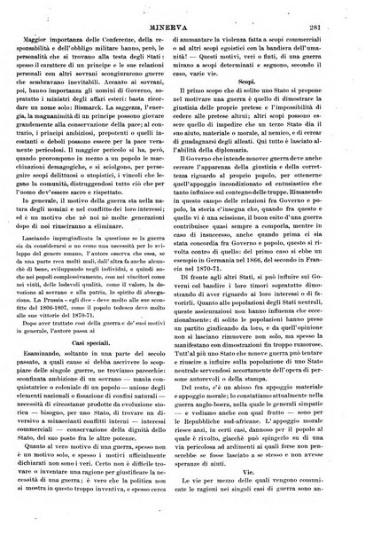 Minerva rassegna internazionale