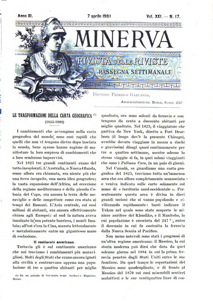 Minerva rassegna internazionale