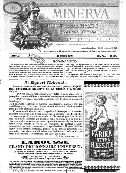 Minerva rassegna internazionale