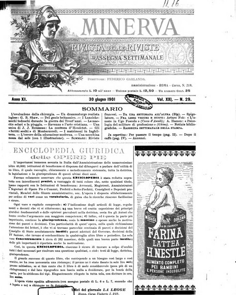 Minerva rassegna internazionale