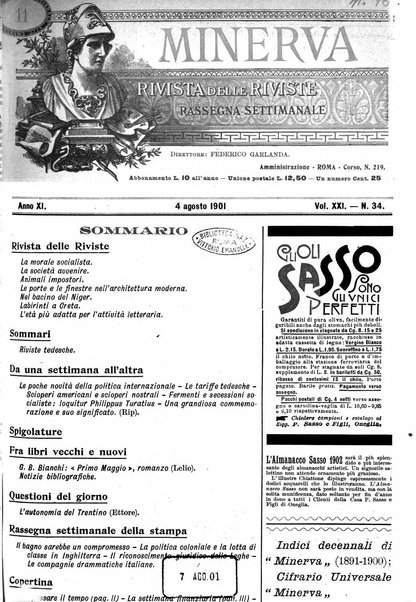 Minerva rassegna internazionale