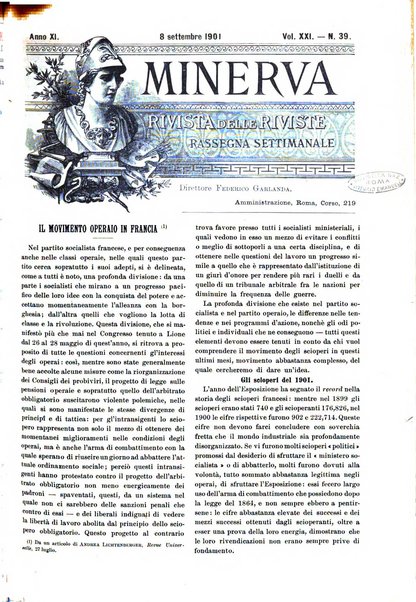 Minerva rassegna internazionale