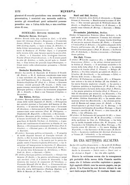 Minerva rassegna internazionale