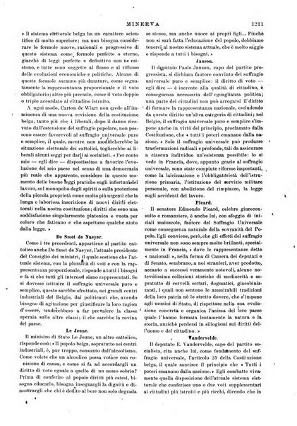 Minerva rassegna internazionale