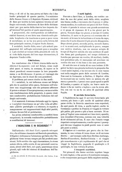 Minerva rassegna internazionale