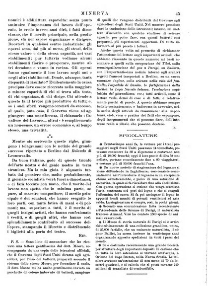 Minerva rassegna internazionale