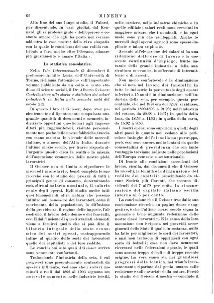 Minerva rassegna internazionale