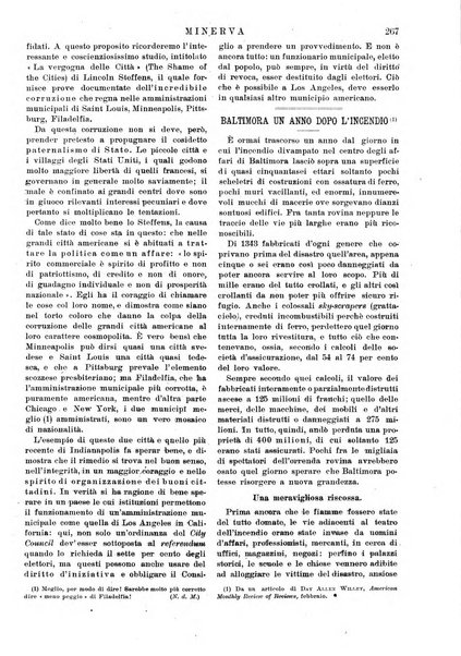 Minerva rassegna internazionale