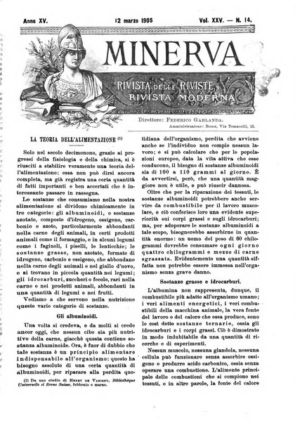 Minerva rassegna internazionale