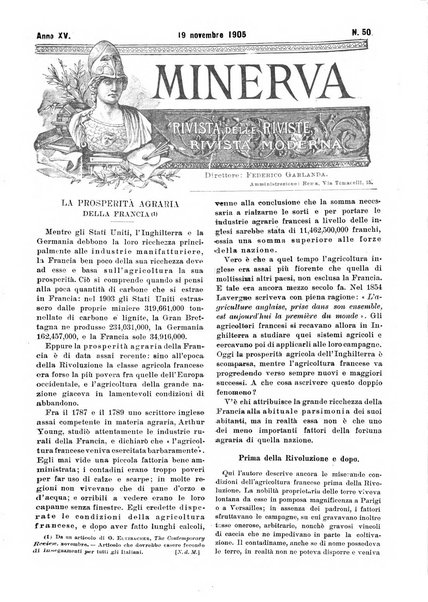 Minerva rassegna internazionale