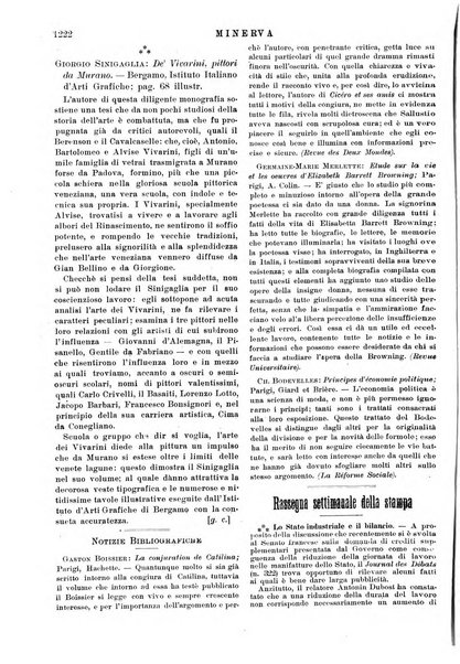 Minerva rassegna internazionale