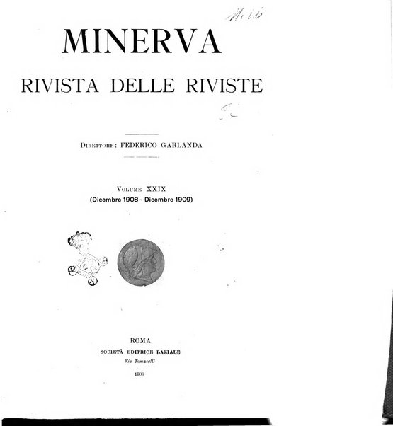 Minerva rassegna internazionale