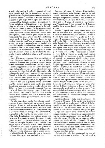 Minerva rassegna internazionale