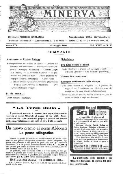 Minerva rassegna internazionale