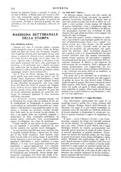 Minerva rassegna internazionale