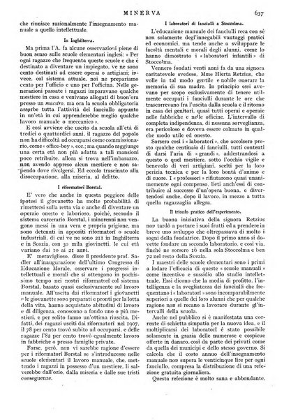 Minerva rassegna internazionale