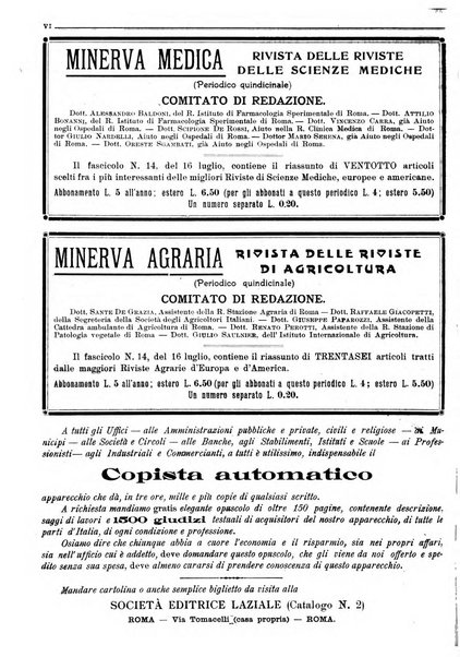 Minerva rassegna internazionale