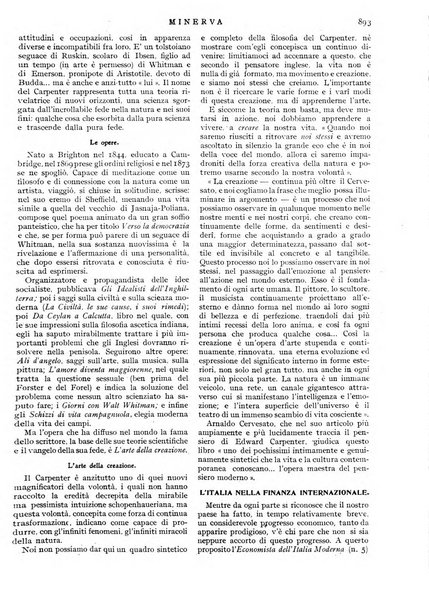 Minerva rassegna internazionale