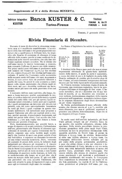 Minerva rassegna internazionale