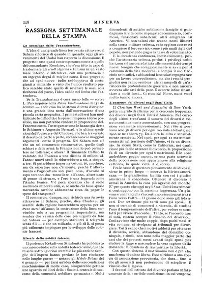 Minerva rassegna internazionale